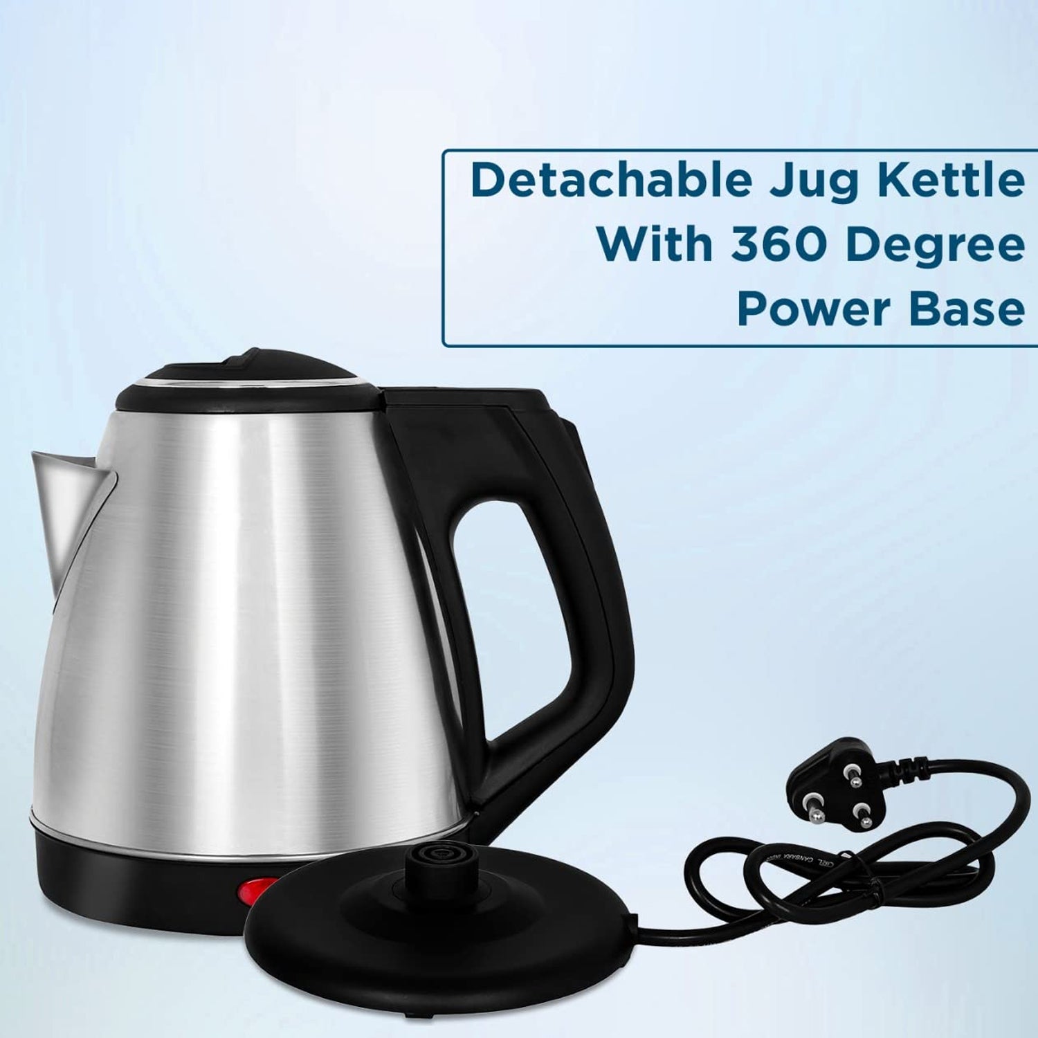 Quick boiling electric kettle for hot drinks. Quick boiling electric kettle for hot drinks.